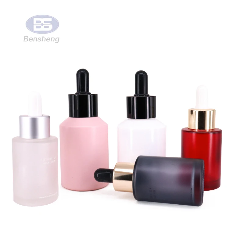 Wholesale transparent 20ml serum glass bottle olive oil dropper bottle hot sale