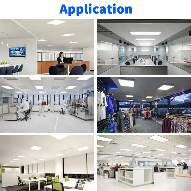 Factory Wholesale Custom High Quality 1x4ft 2x2ft 2x4ft Square Led Ceiling Panel Light