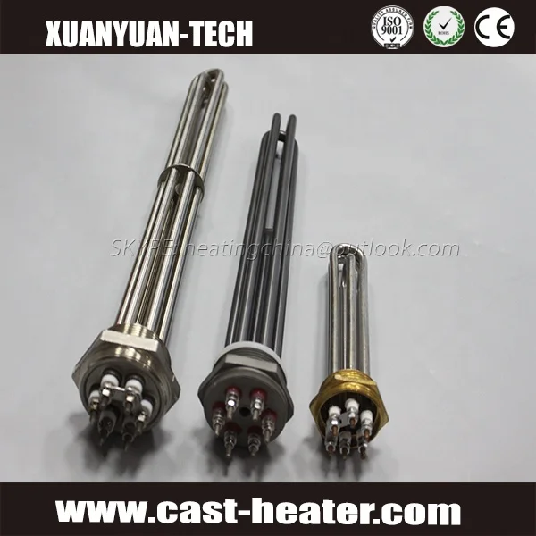 Kettle Electrical Tubular Heater with Flange, Water heater element