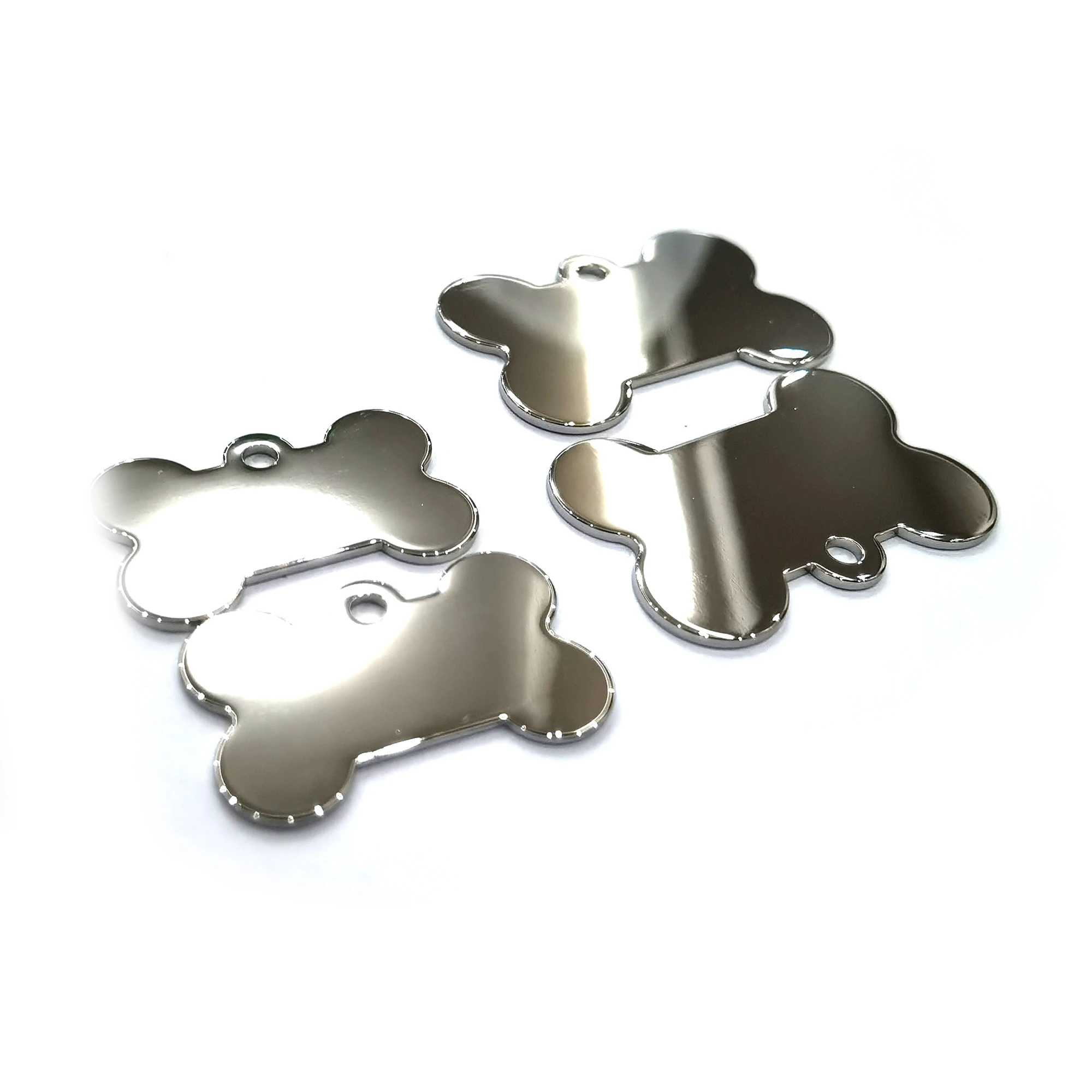 Yiwu Aceon Hot Sale Cute Pet ID Tag Stainless Steel DIY Laser Engraved Blank Stamping with Sports Theme Polished Technique