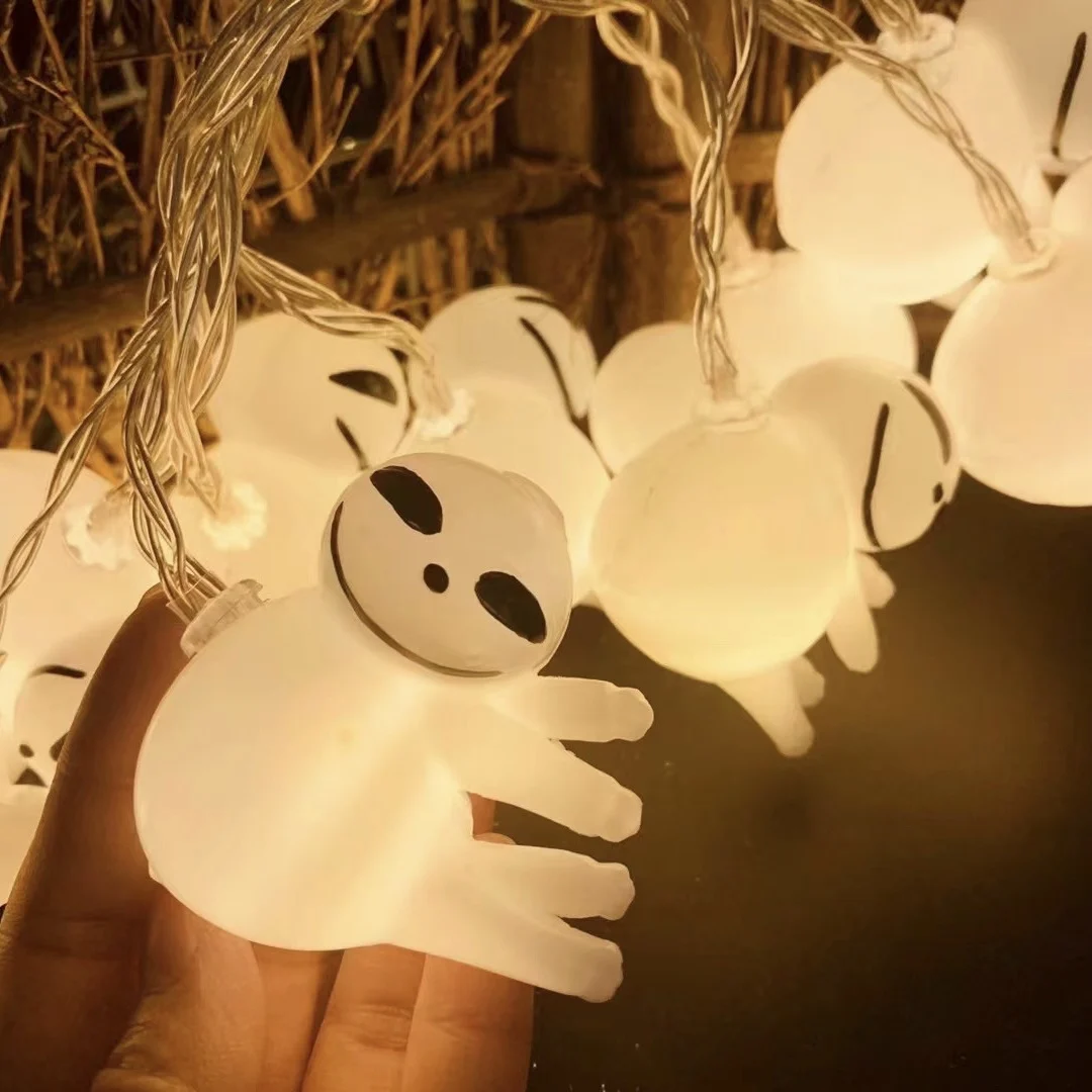 High Quality  1 2 3 m  5  10  20 LED  Halloween Decoration  Ghost Skull Bike Lights