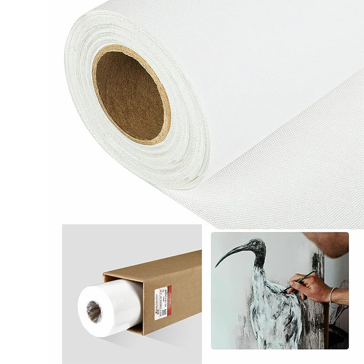 Photography Store Amazon Canvas Roll Primed Artist Inkjet Fabric Polyester Canvas Roll For Printing Painting