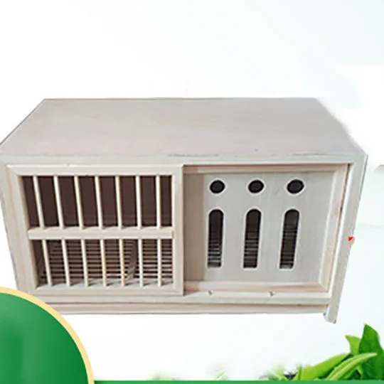 Customize Eco-friendly Pegion Breeding Cage Pigeon Nestbox Wooden Nest Box For Breeding Pigeons