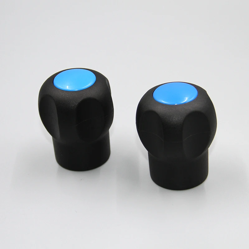 HZ102020 Plastic ABS Custom Hole Spherical Round  Knob Handle with Screw or Nut Ball Handle Knob