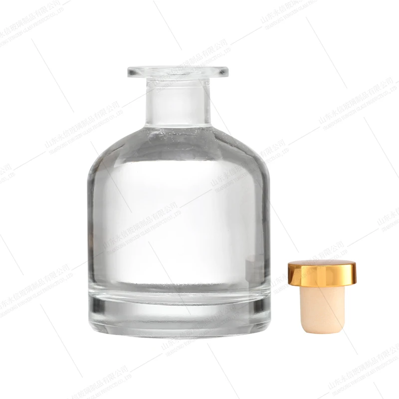 Custom Brand 160ml Aromatherapy Glass Bottle Cork Essential Oil Bottle Tequila Brandy Empty 50ml 100ml 10ml 5ml 15ml Sizes