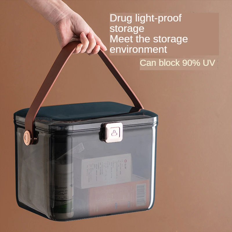 Two Layers Medicine Chest Plastic Home Use Storage First Aid Kit Box Cabinet storage box hot sale products