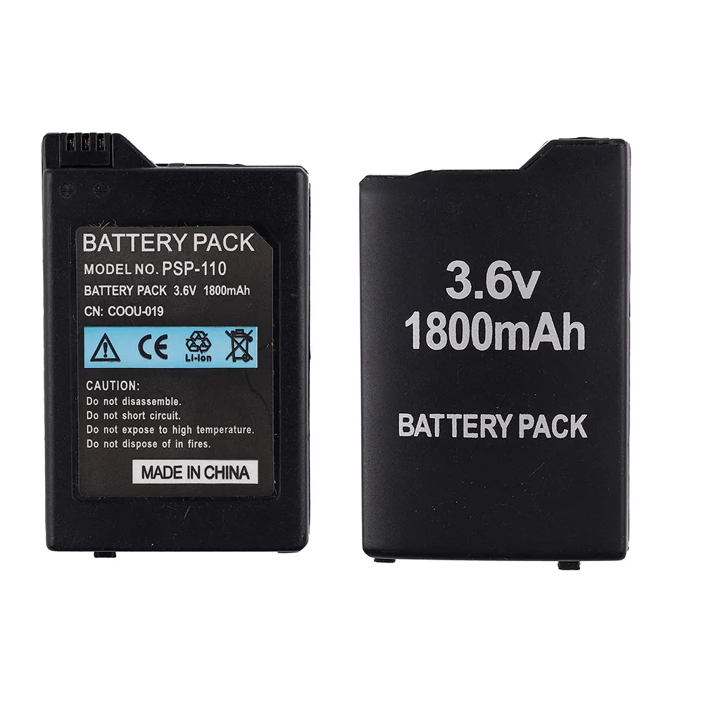 3.6V 1800mah Rechargeable Battery For Sony PSP-110 PSP-1001 PSP 1000 FAT Gamepad Game Console Battery