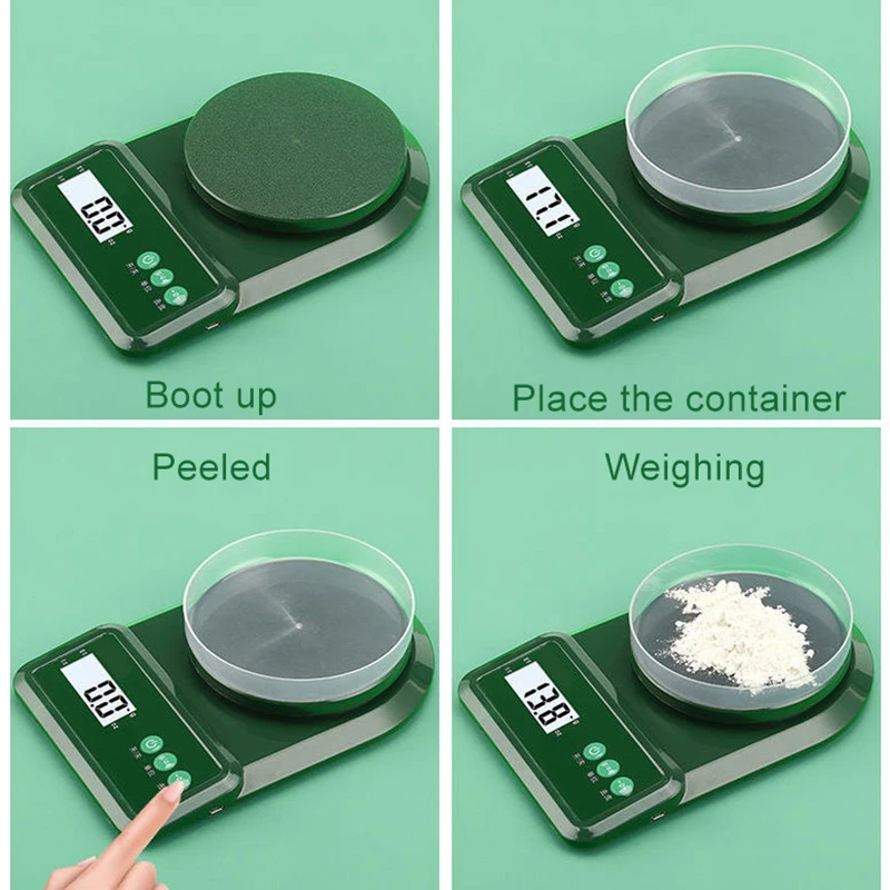 2021 Hot Sale Kitchen scale peeling and weighing fruit nutrition calculation electronic scale LCD digital display