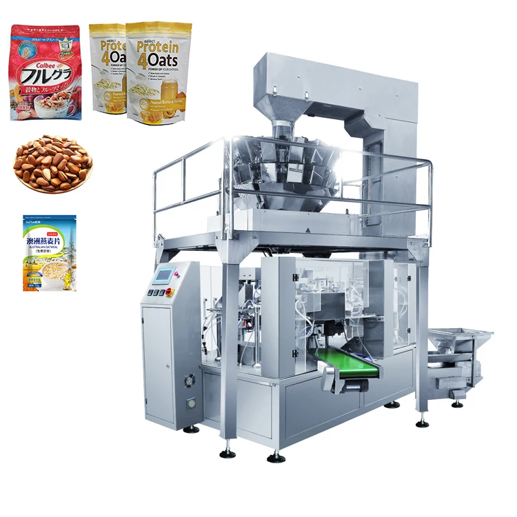 Automatic pouch packing machine cheese candy chocolate dried fruit snack potato chips packing machine