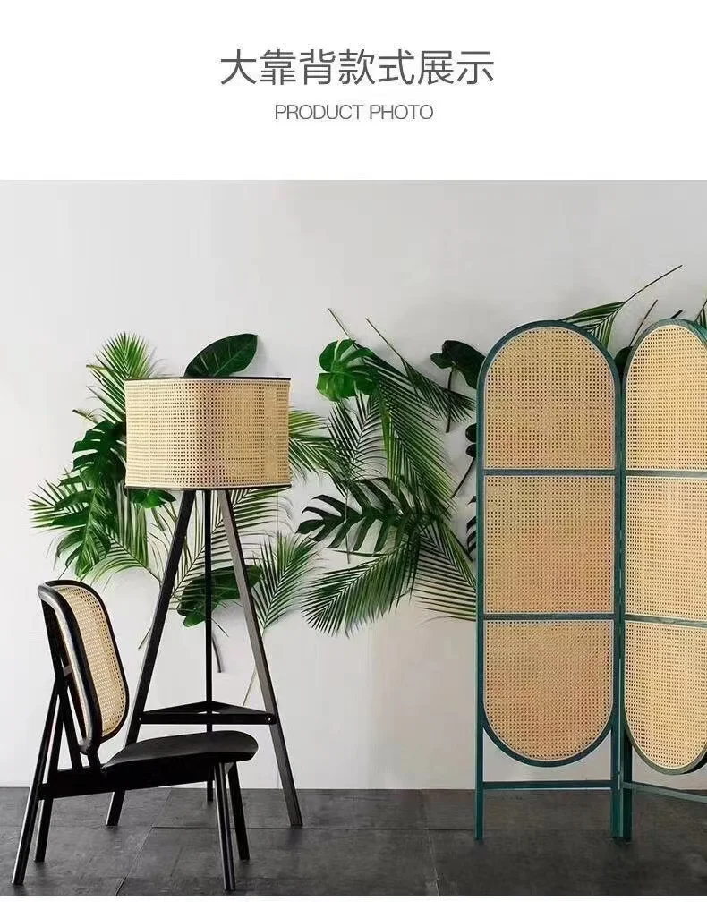 New Plastic rattan woven bamboo mat sheet for ceiling decoration