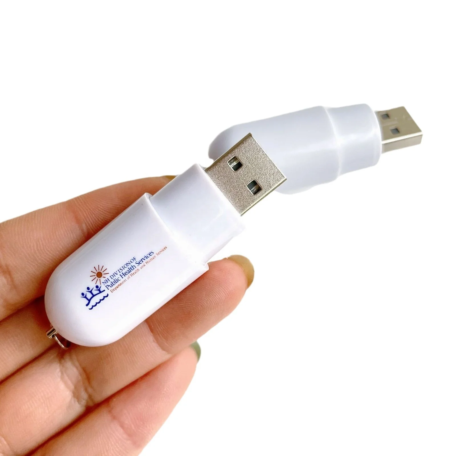 Capsule Shape USB Flash Drive 64GB 128GB Medical Promotional Gift Items for Doctor Gift Custom Logo Pendrive 16GB 32GB