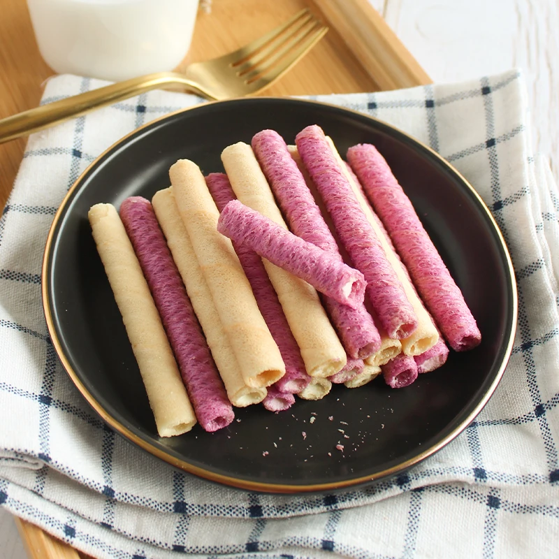Вафля для печенья с кокосовым ароматом яичный рулон закусок