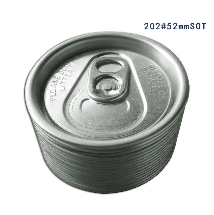 Wholesale #200 #202 50mm 52mm SOT/RPT aluminum lid for beer can  aluminum can