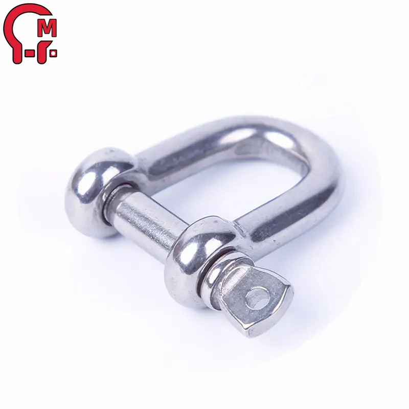 HLM stainless steel or galvanised 10mm d shackles d shackle black d shackle stainless steel for bracelet