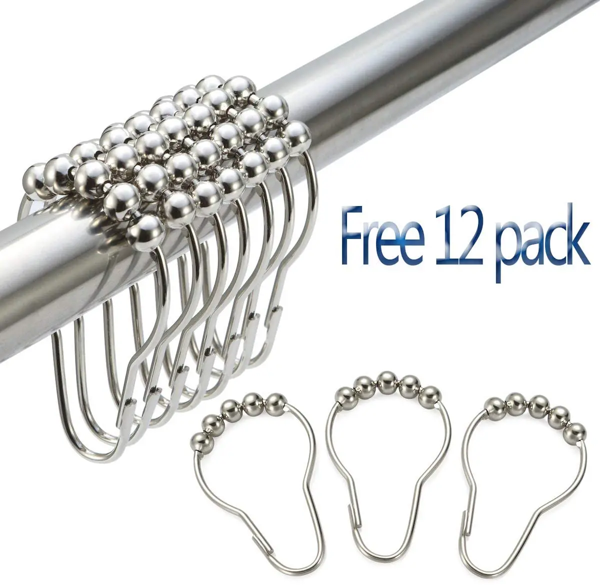 New Life Stretchable Drill Free Install 304 Stainless L Shaped Shower Curtain Rod