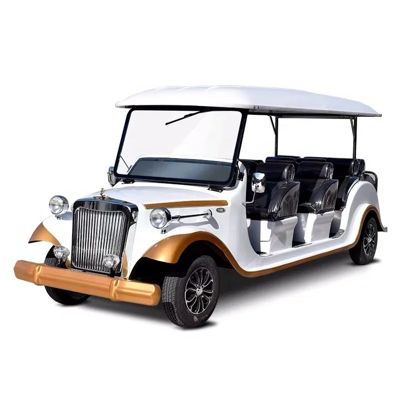 
2019 New CE Approved 12 Person Electric Vintage Classic Sightseeing Car 