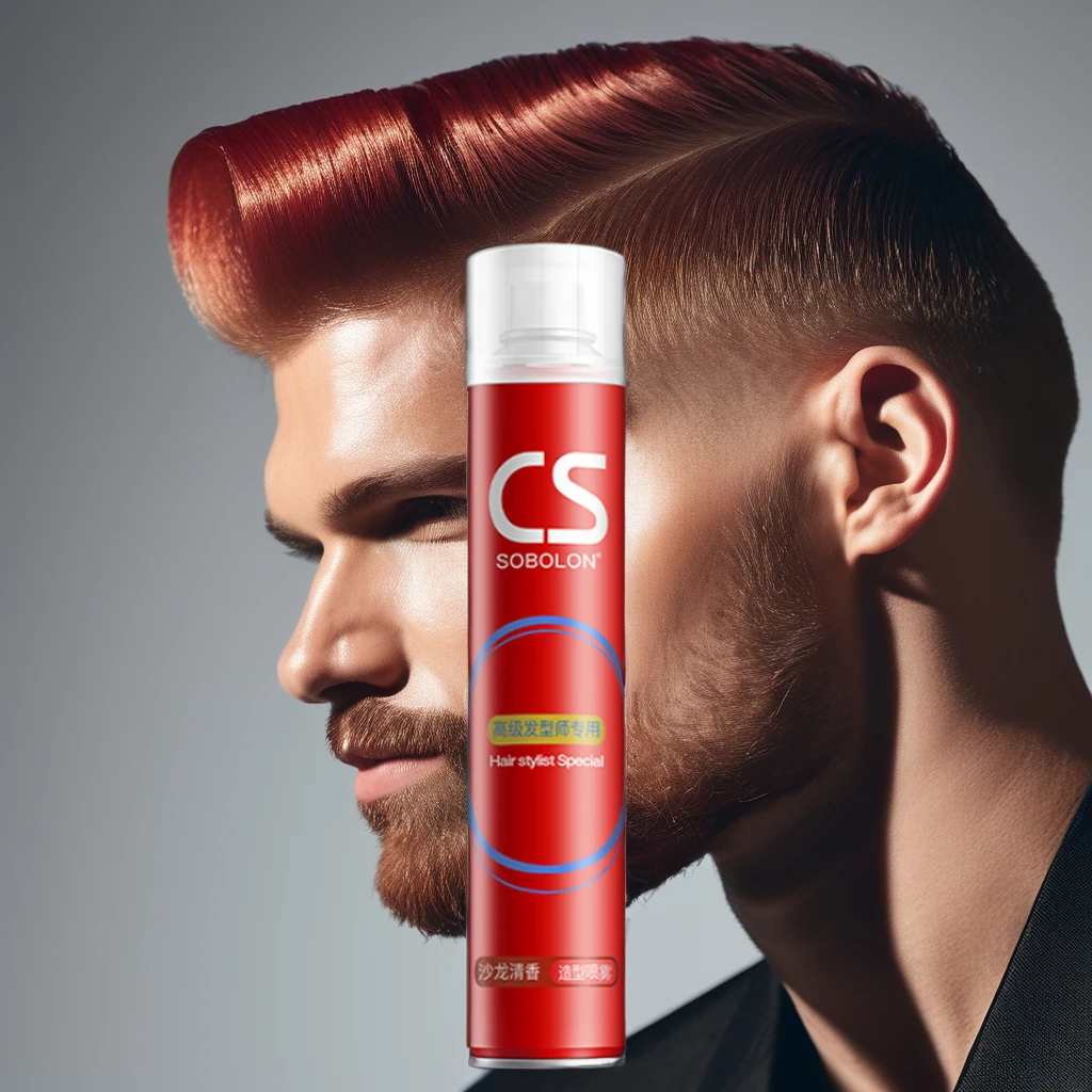 Customize Packaging Hair Products For Mens Hair Hold High Quality Setting Spray