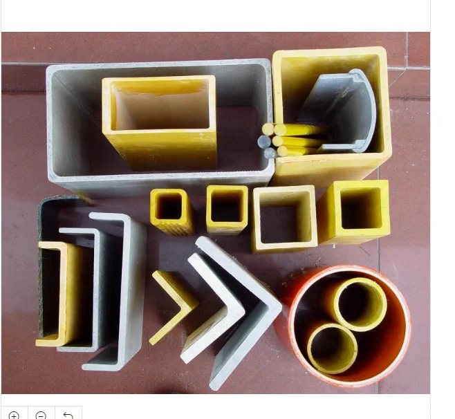 Corrosion Resistance GRP or FRP Structural Pultruded Profiles Fiberglass Construction Accessories