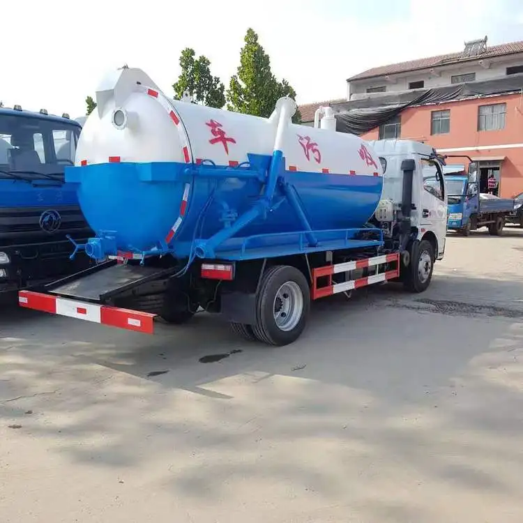 DFAC special vacuum pump 3000 liters sewage sucking truck