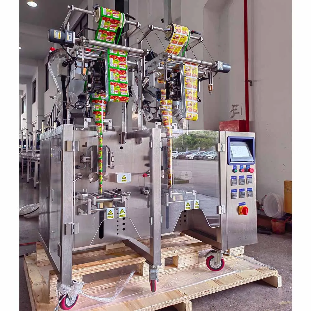 Cup measuring grain iodized salt sugar rice sachet granule packing machine