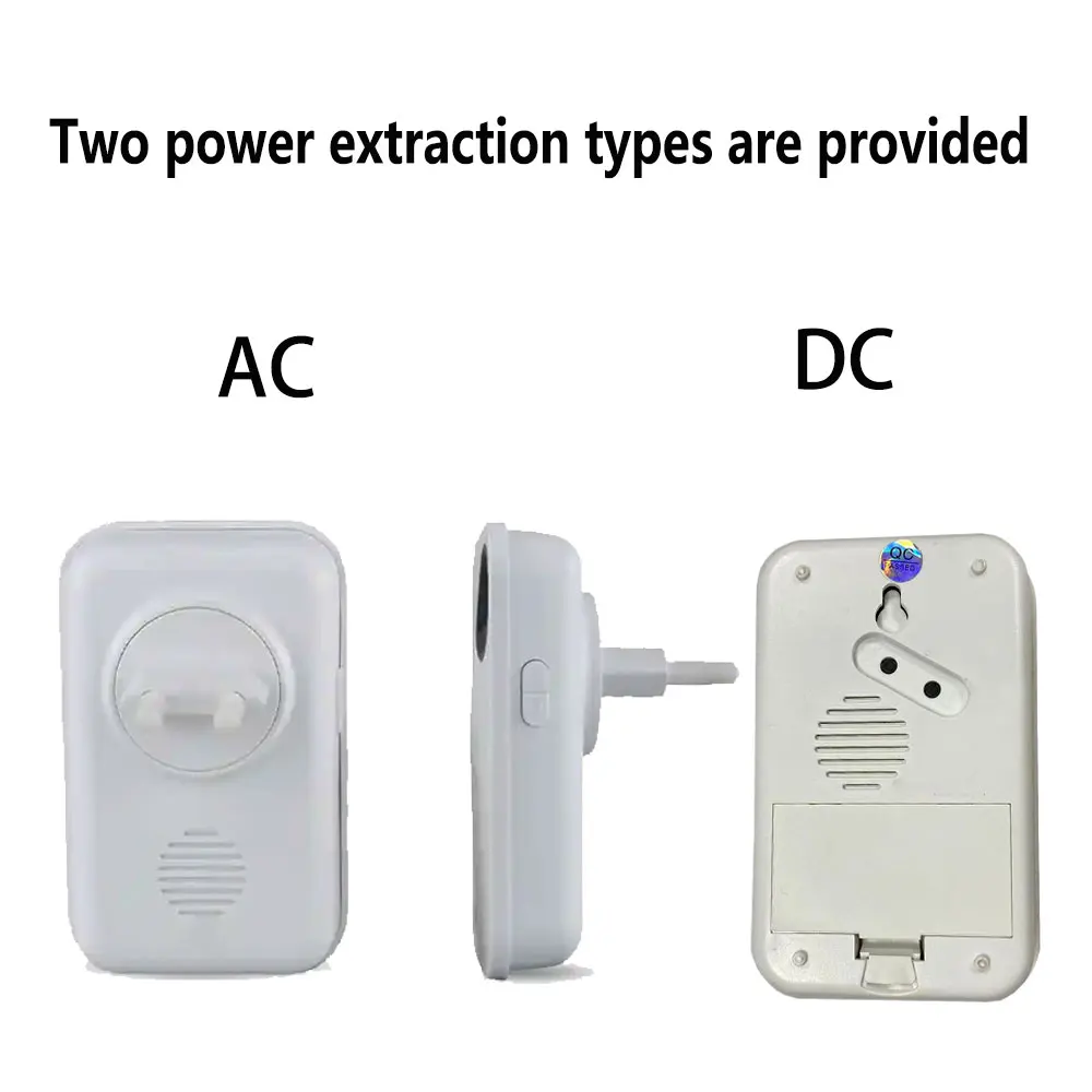 AG-9643K (AC/DC) Waterproof Long Range Eu Uk Us Plug 36 Ringtones Battery Outdoor Wireless Doorbell For The Deaf