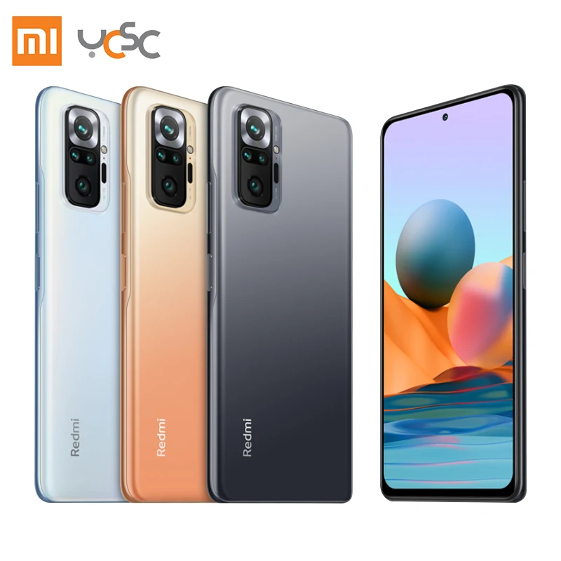 Мобильный телефон Xiaomi Redmi Note 10 Pro глобальная версия камера 732 МП Snapdragon 120G Гц AMOLED дисплей 33