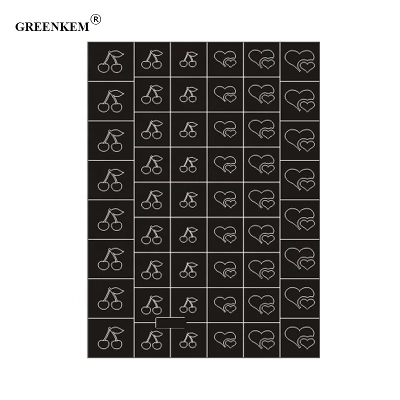 2021 Newest Nail Art Airbrush Stencils for Fun Prints Decals Airbrush Nails Trendy Salon Manicure Supply 3D Nail Art Stickers