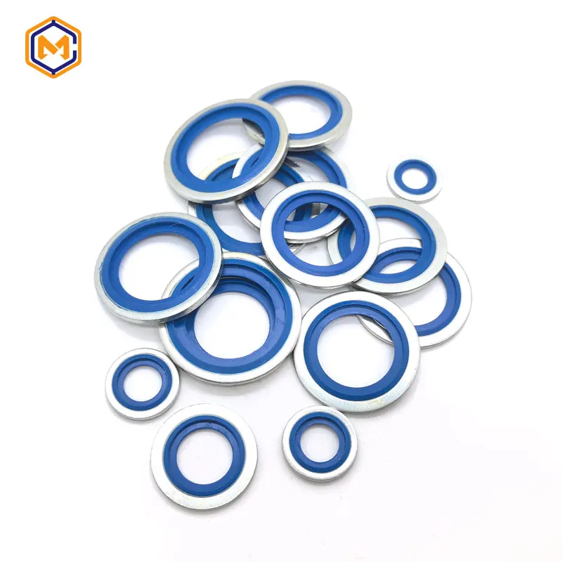 Self-Centering Bonded Seal Gasket Composite Gasket Iron Rubber Stainless Steel Compound Gasket
