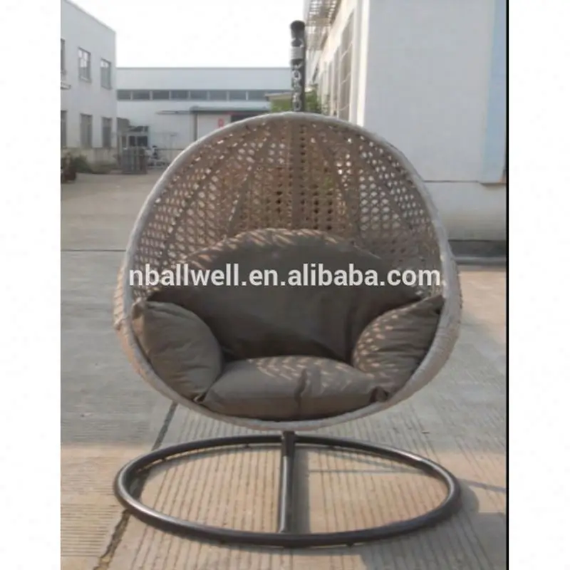 Yinzhou Living Awrf9521 Outdoor Swing Egg Chairs Cheap Hanging Price With Comfortable Cushion Egg Chairs Cheap Hanging