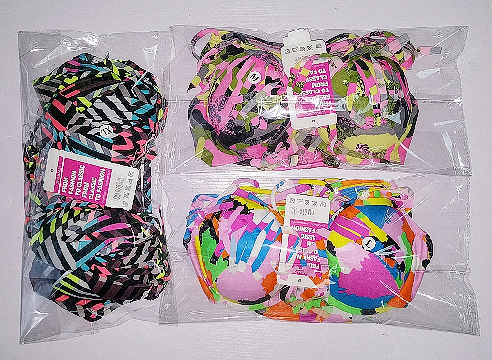 Swimwear Ready To Ship Wholesale Luxury Bathing Suits Sexy Triangle Bikini Woman Swimwear Letter Print Designer Swimsuits Famous