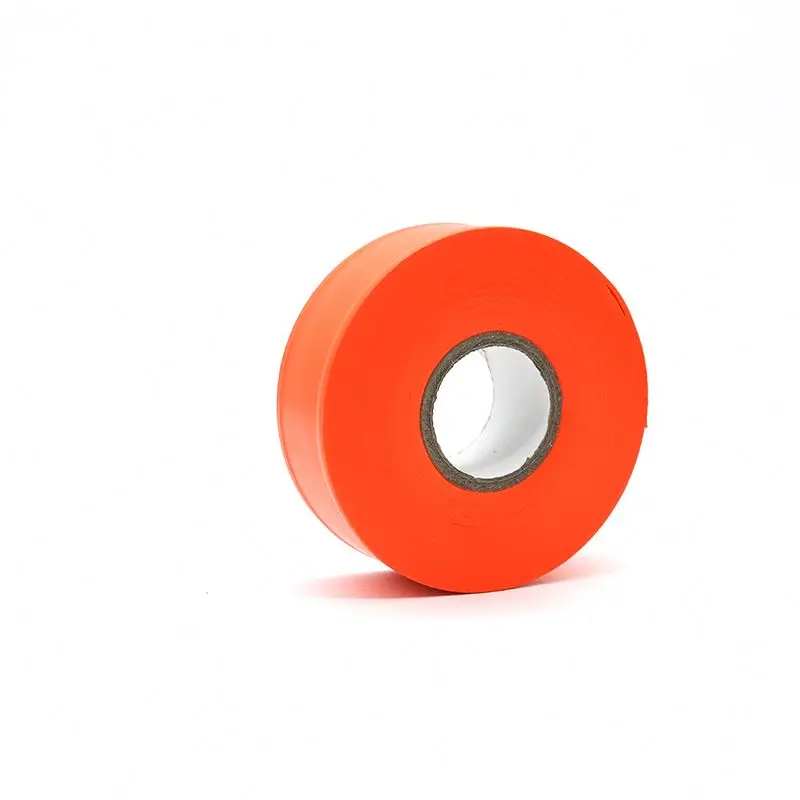flagging tape for surveying work trail marking tape high visibility orange tape