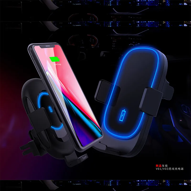 
AI contral Wireless car charger new coming car wireless charger 15w car charging 