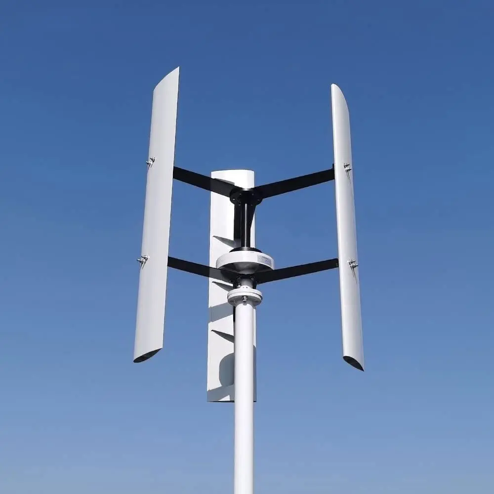 Big Windmill 12v 24V 48v 96v 220v Vertical Wind Turbine Generator Alternative 5kw 3kw 20kw with Hybrid Controller