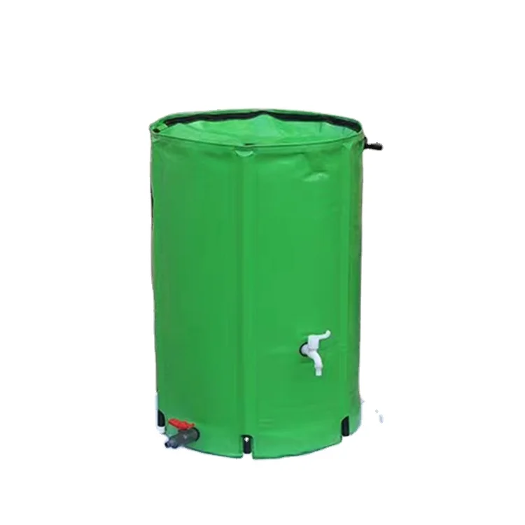 53 Gallon Collapsible Rain Barrel Portable PVC Water Storage Tank