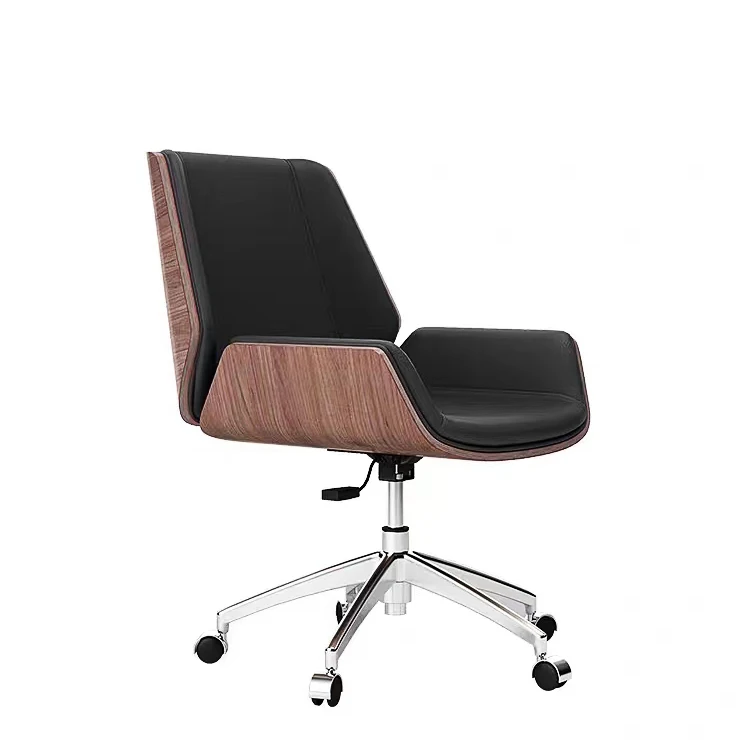 Modern Luxury Swivel Leather Office Chair For Computer Desk Adjustable Executive Office Room Chair Furniture