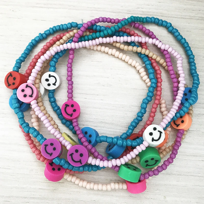  Liberty Gifts 2021 girls summer bohemian anklet handmade elastic wrap bracelet beach accessories for