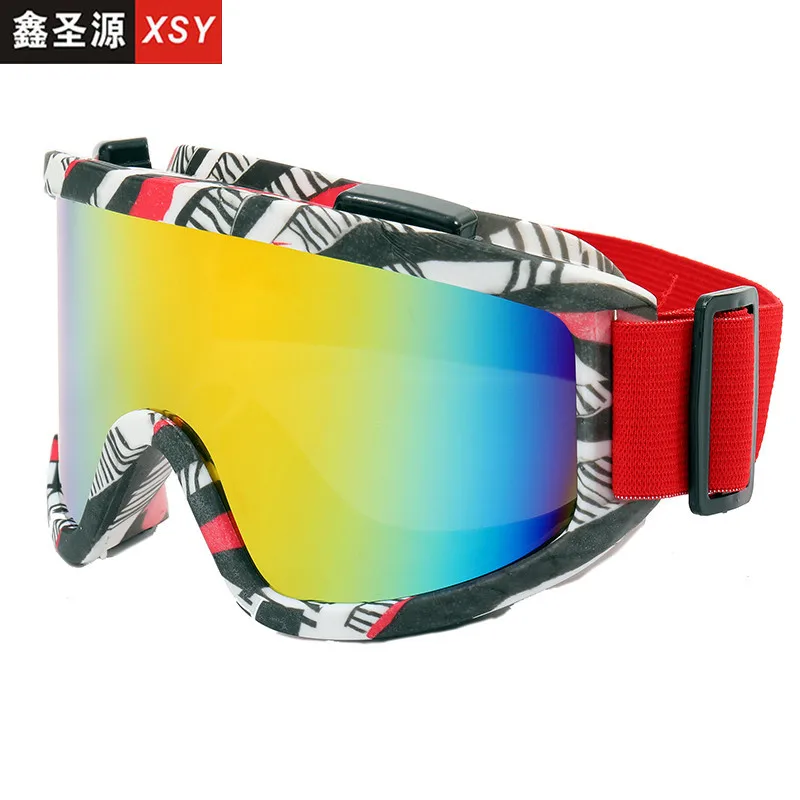 Custom designer anti fog snowboarding smart goggles ski goggles for women