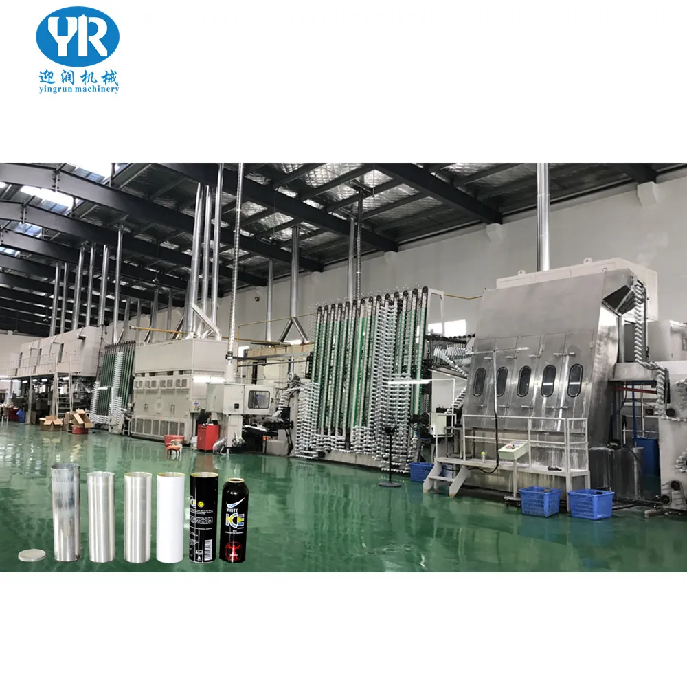 Aluminum Monoblock Aerosol Cans Making Line Production Machines machine empty
