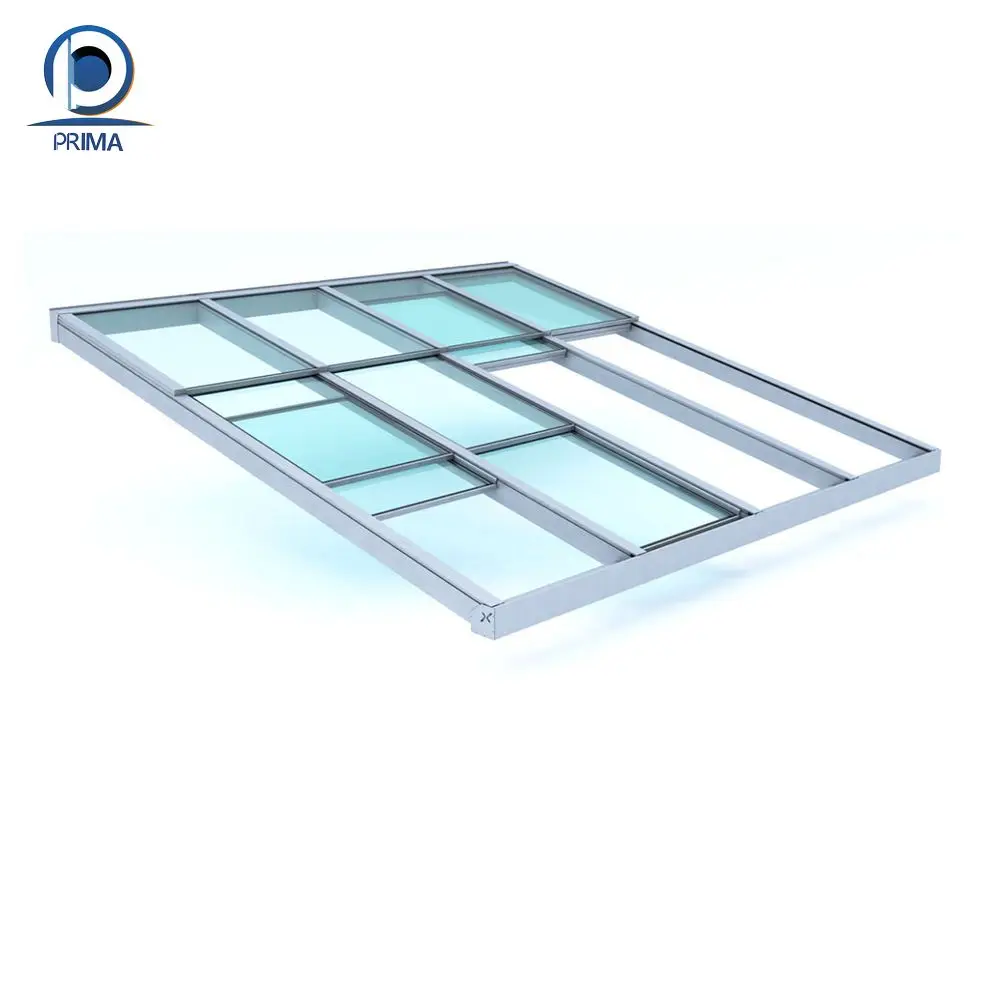 Prima Good Quality Skylight Roof Window Automatic Skylight Motor Glass Roof Skylight