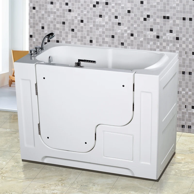 China corner Indoor portable acrylic massage walk in bathtub for disabled people