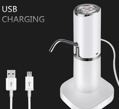 Беспроводной Usb-насос для бутылок портативная электрическая помпа питьевой воды с