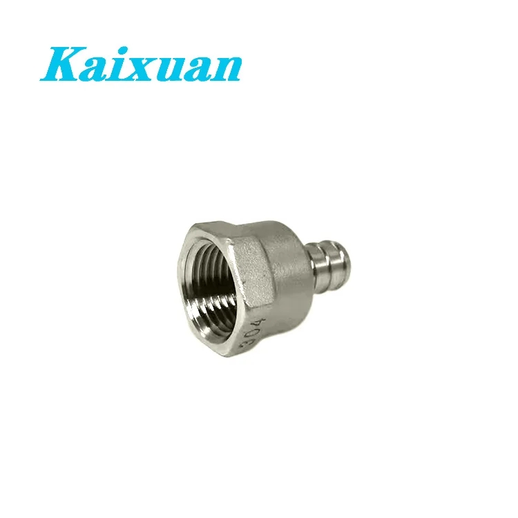 Factory price NSF & cUPC certified 1/2x1/2FPT stainless steel 304 316 ASTM F1807 starderd female adaptor Inox pex fittings F1807