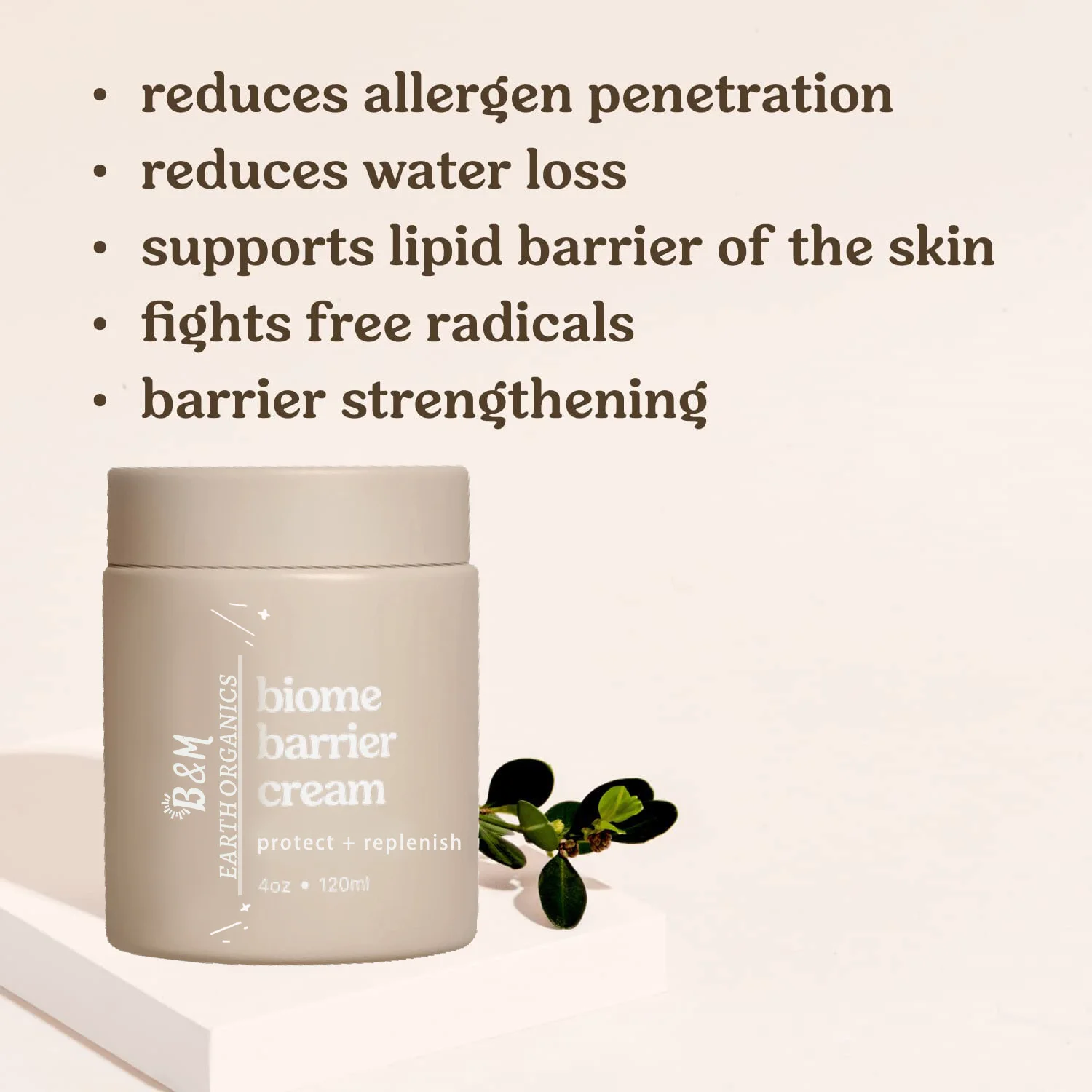 Baby Body Face Biome Barrier Cream Lotion Ointment Hydrating Soothing Clean Ingredients All Over Protection Safe for All Skin