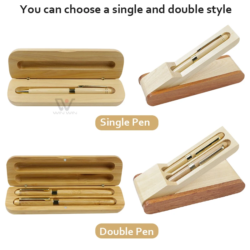 Bamboo Ballpoint Pen Refillable Hot Selling Promotional Pen Wood Pen