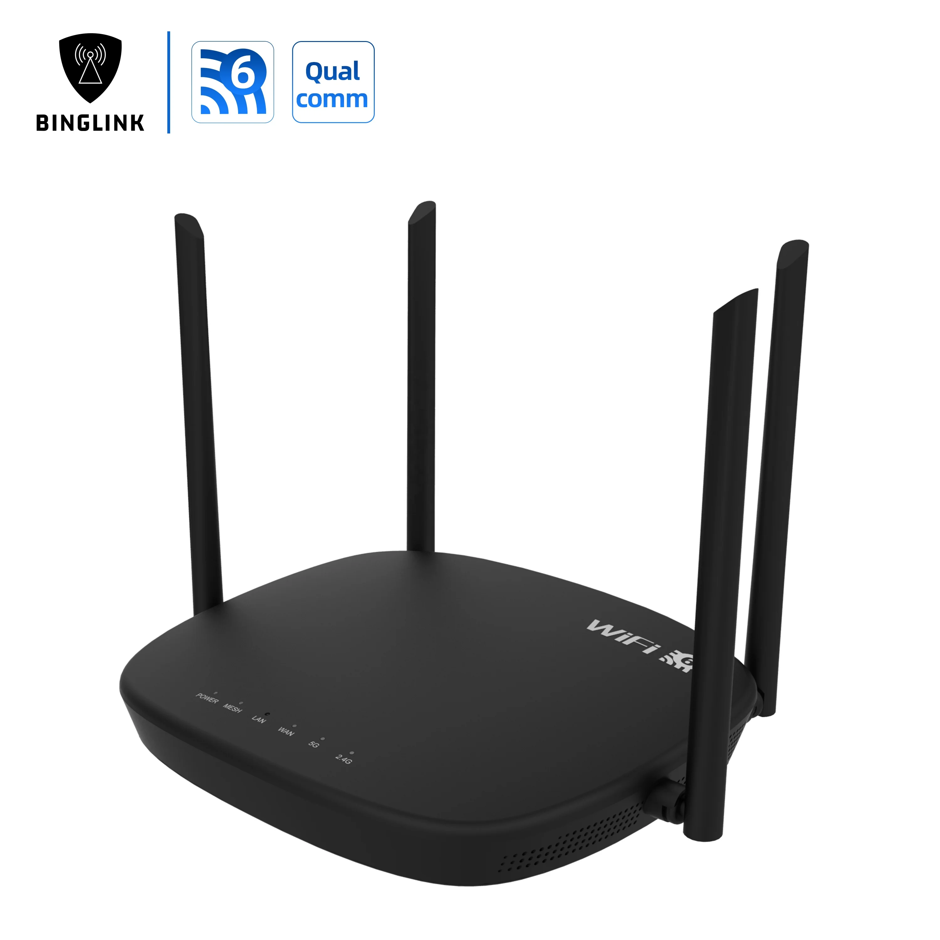 
BING-LINK AX1800bps WiFi6 Smart Dual-Band Gigabit Wireless WiFi 6 Mesh Router Support 802.11ax mu-mimo openwrt 