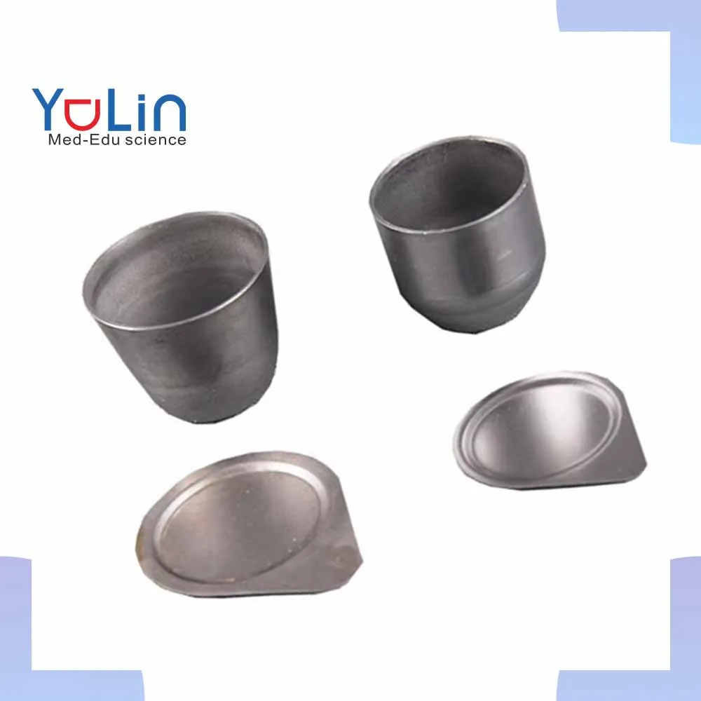 30/50ml Iron Crucible Resistant to High Temperature Acid and Alkali Used by Students in Chemistry Laboratory