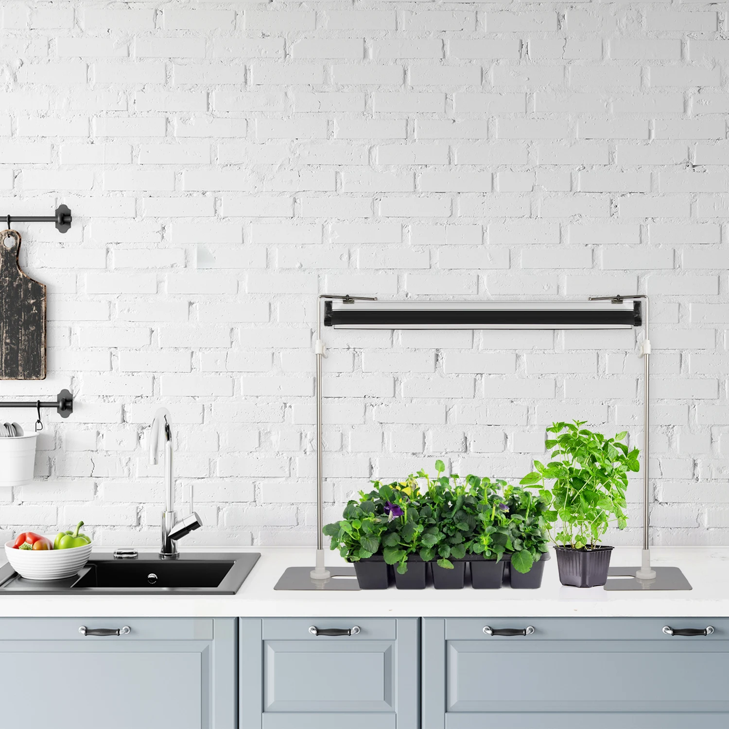 2ft dropship grow light system home growing lamps stand indoor grow lights for sale t5 ho fixture with reflector