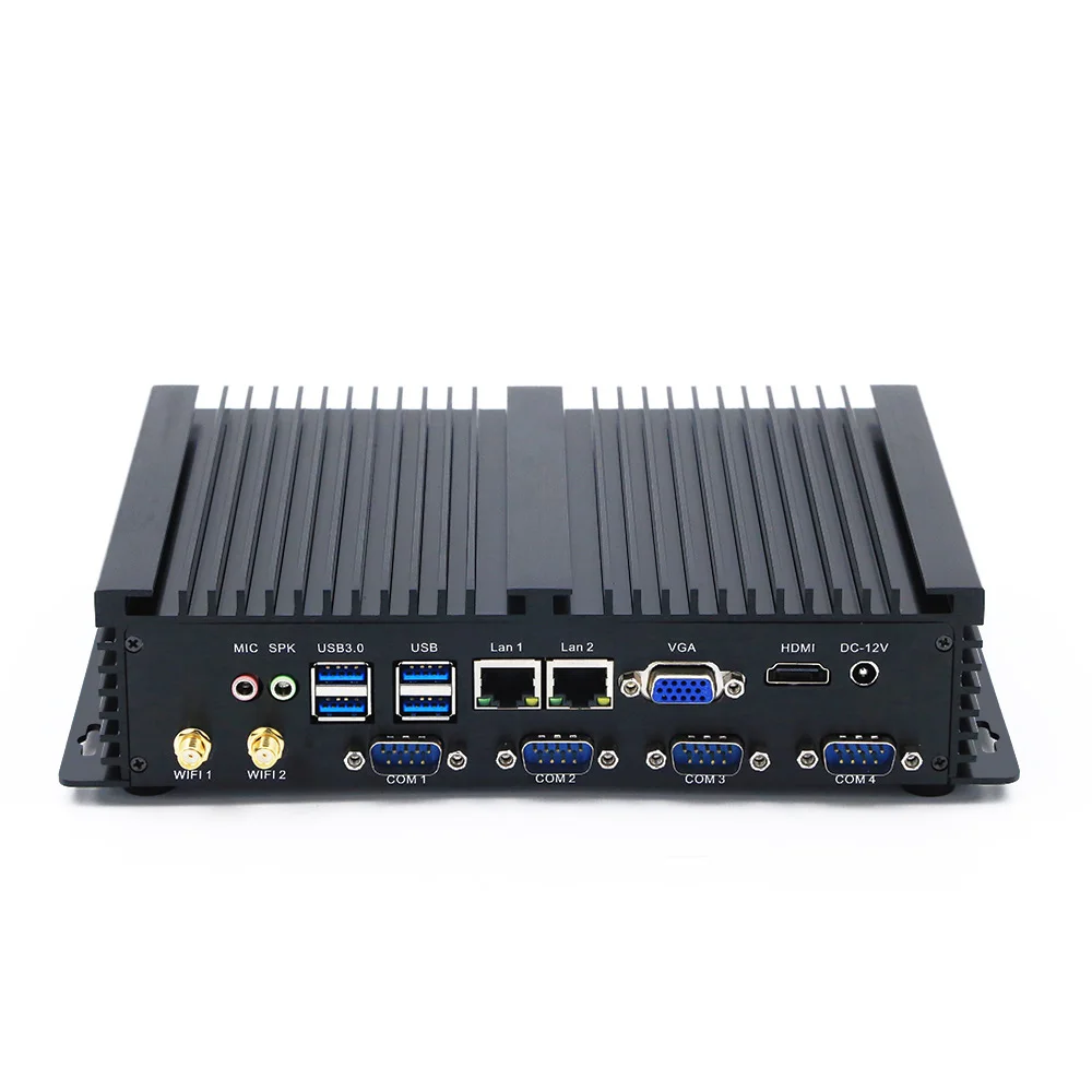 dual display dual LAN dual wifi computer all in one pc desktop industrial mini pc 1037u with 4rs232 serial ports