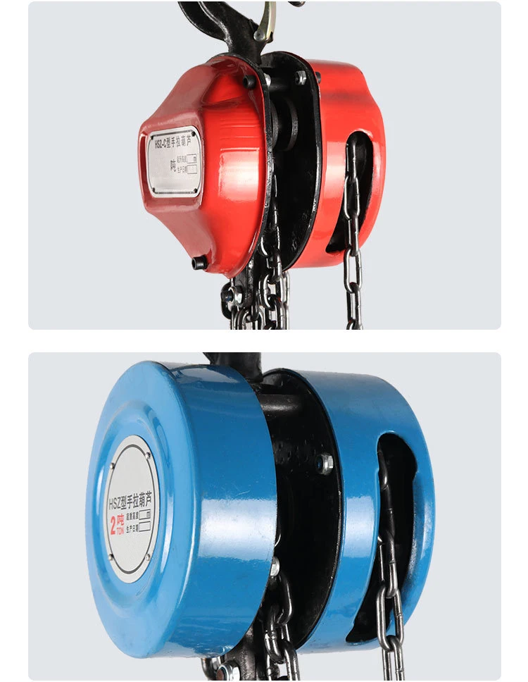 1 ton 2 ton 3 ton  lifting manual hoist 5ton heavy duty chain pulley block 3 ton 20ton small chain hoist