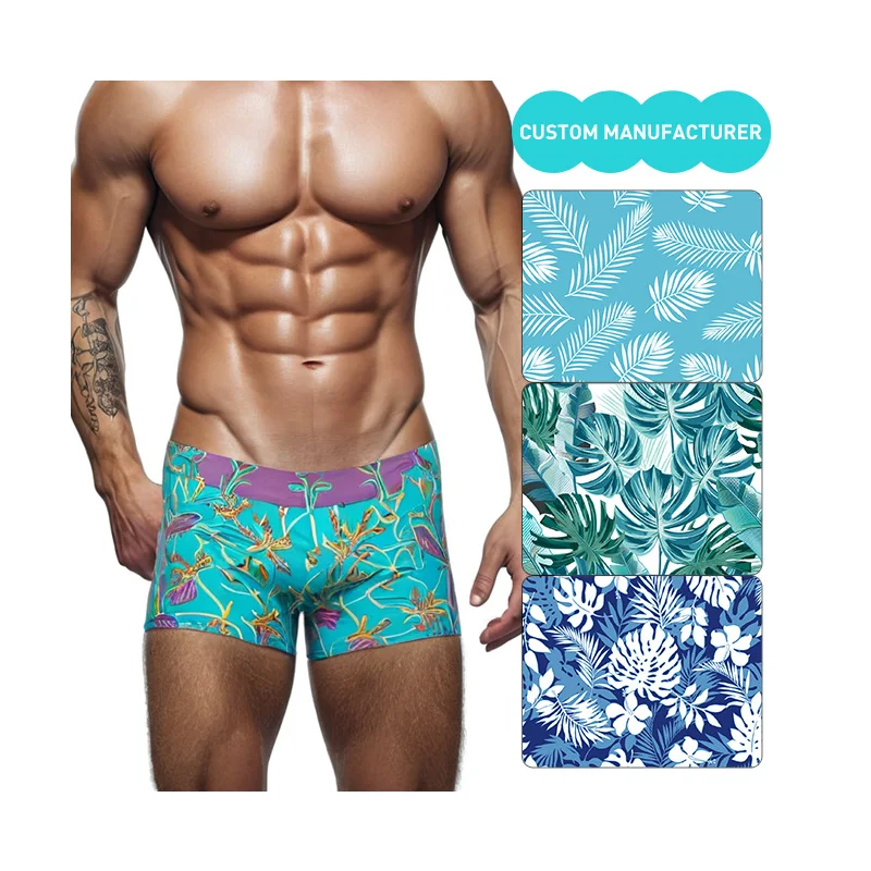 FIELD BALANCE New Style Summer Beach Shorts Polyester Quick-drying Multi-color Sport Three-quarter Pants Swimming trunks For Men